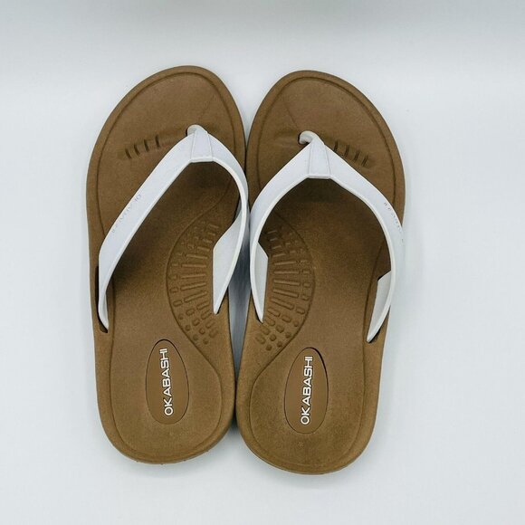 Okabashi Sandals Womens Size S (5-6) Breeze Supportive Comfort Thong Flip Flops - Picture 9 of 11